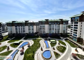 HAYATPARK OLİMPİYAT KONAKLARI SATILIK 4+1 DAİRE PEYZAJ CEPHE BOŞ