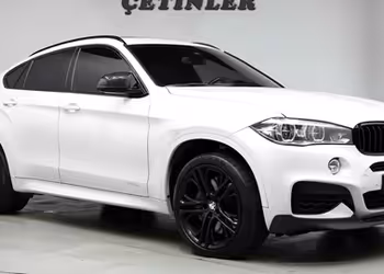 ÇETİNLER'DEN 2016 MODEL BMW X6 40d XDRİVE MSPORT İÇİ KIRMIZI