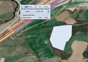 LAPSEKİ - UMURBEY'DE OTOYOL ÜZERİNDE BOĞAZ MANZARALI TARLA